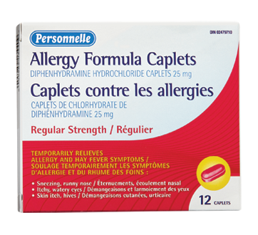 Image du produit Personnelle - Caplets contre les allergies régulier