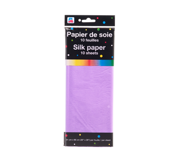 Papier de soie, 10 unités, violet
