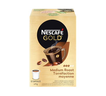 Image 2 du produit Nescafé - Gold capsules de café torréfié et moulu, torréfaction moyenne