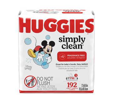 Simply Clean Lingettes Pour Bebes 3 X 64 Unites Sans Parfum Huggies Lingette Humide Jean Coutu