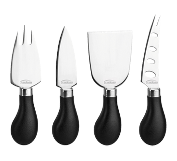 Ensemble de 4 couteaux spécialisés pour fromages