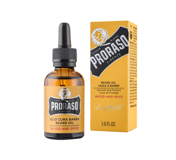 Huile à barbe, 30 ml, bois et épices