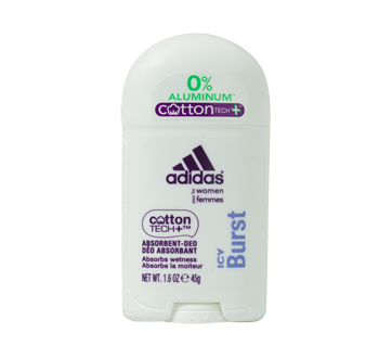 CottonTech déodorant pour femmes sans aluminium, 45 g, Icy Burst