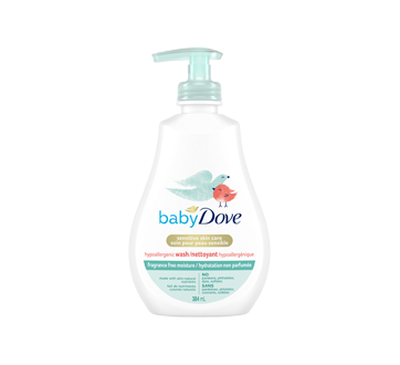 Image du produit Baby Dove - Tête aux Pieds nettoyant hydratation peau sensible, 384 ml