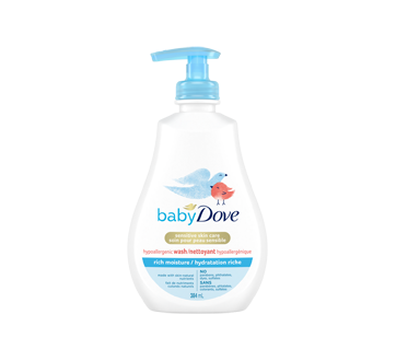 Image du produit Baby Dove - Tête aux Pieds nettoyant hydratation riche, 384 ml