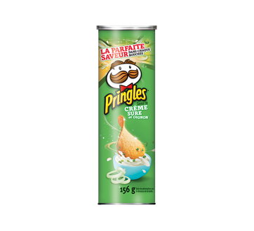 Image du produit Pringles - Croustilles, 156 g, crème sûre et oignon