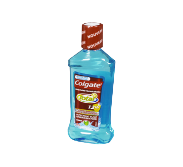 Colgate Total rince-bouche antiseptique, 60 ml, explosion de menthe poivrée