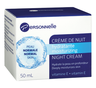 Crème de nuit hydratante, 50 ml, peau normale