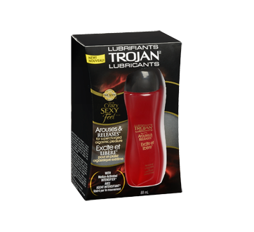 Image 2 du produit Trojan - Excite et libère lubrifiant personnel, 88 ml