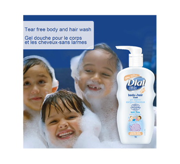 Image 2 du produit Dial - Kids peau de pêche nettoyant pour le corps et les cheveux, 709 ml