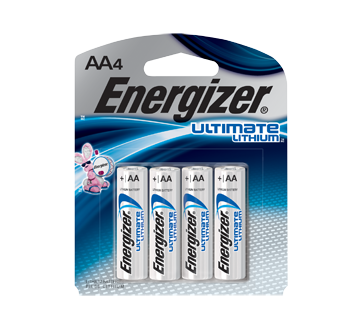 Ultimate AA piles lithium, 4 unités – Energizer : Pile et batterie standard