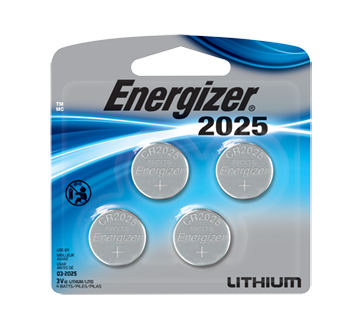 2025 piles lithium, 4 unités