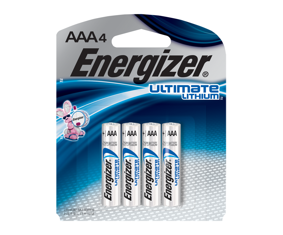 Ultimate AAA piles lithium, 4 unités Energizer Pile et batterie