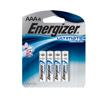 Ultimate AAA piles lithium, 4 unités – Energizer : Pile et batterie  standard