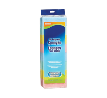 Lot de 4 éponges en silicone multi-usages, 100% hygiéniques, s’utilisent  sur tout, innovation ménage