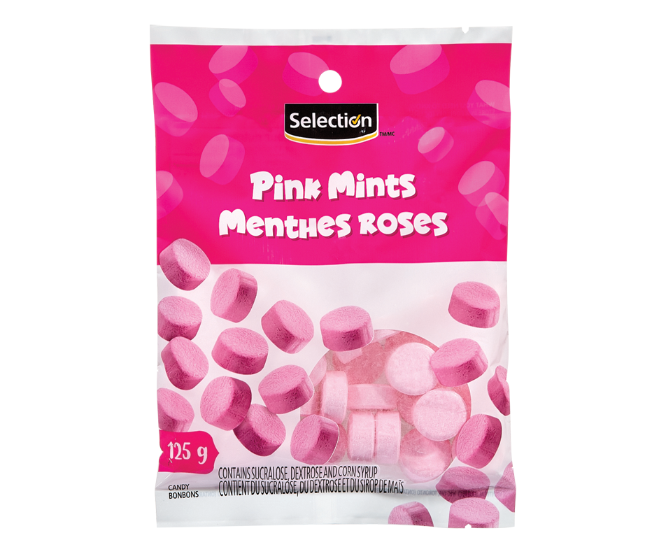 Menthes roses, 125 g Selection Bonbon Jean Coutu