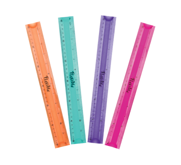 Règle en plastique