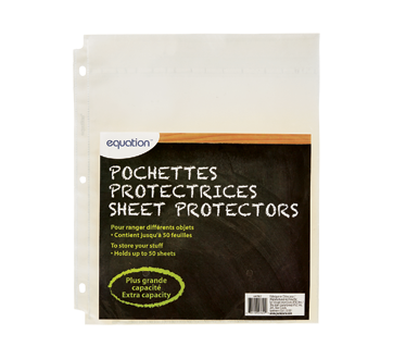 Pochettes protectrices, 10 unités