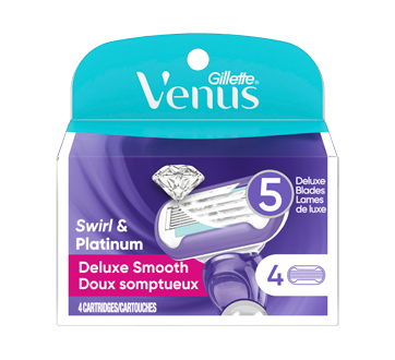 Venus Doux Somptueux Swirl cartouches de rechange de rasoir  pour femmes, 4 unités