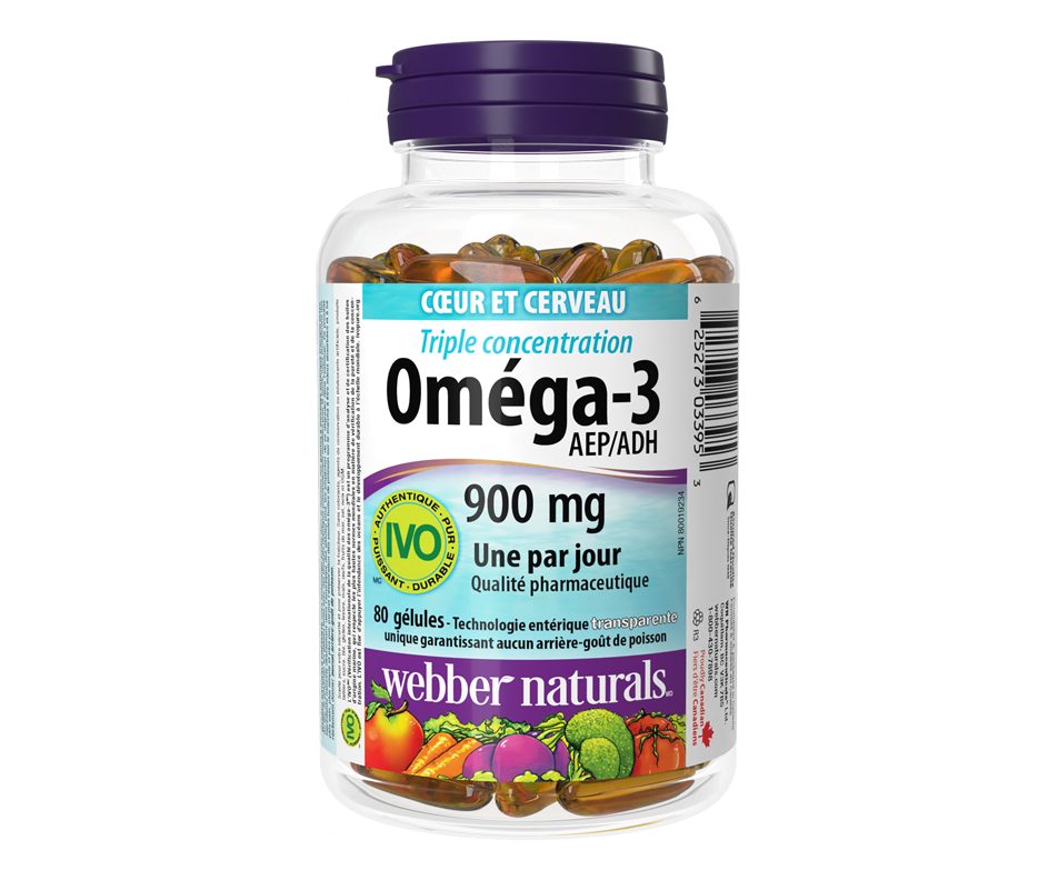 Oméga3 triple concentration, 80 unités ber Bienêtre Jean Coutu