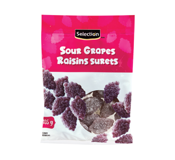 Bonbons raisins surets, 135 g