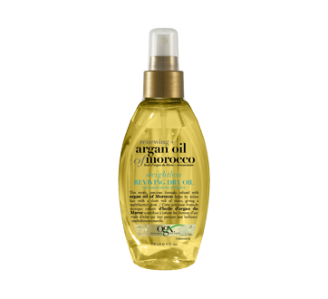 Huile d'argan du Maroc, huile sèche réparatrice légère régénérante, 118 ml