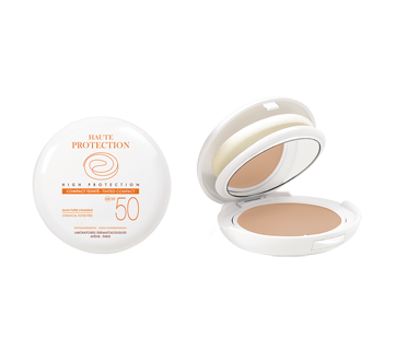 Haute Protection compact teinté FPS 50, 10 g, sable