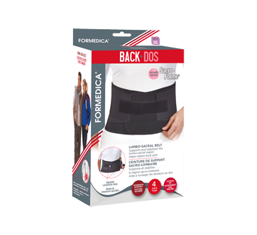 Sacro-Forme ceinture de support, 1 unité, très très grand, Noir