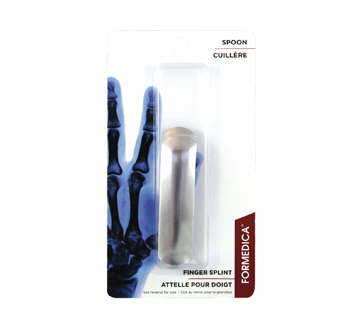 Attelle pour doigt, 1 unité, type : cuillère, moyen, 8.4 cm