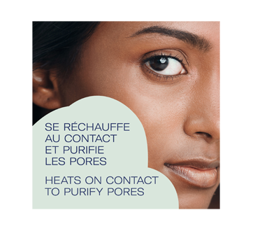 Image 3 du produit Bioré - Masque une minute auto-chauffant au charbon naturel, 4 x 7 g