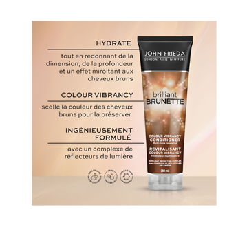 Image 4 du produit John Frieda - Brilliant Brunette Multi-Tone Revealing revitalisant hydratant, 250 ml