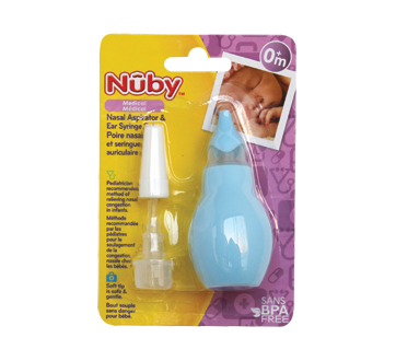 Image du produit Nuby - Ensemble poire nasale et seringue auriculaire, 1 unité