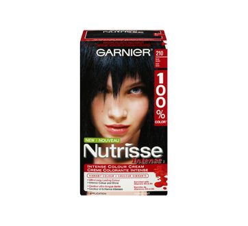 Image 3 du produit Garnier - 100% Color-Nutrisse - Intense crème décolorante intense, 1 unité, 210 - Noir bleu