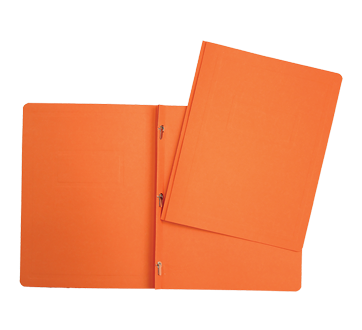 Couverture de rapport 11 1/2 po x 9 1/8 po, 1 unité, orange
