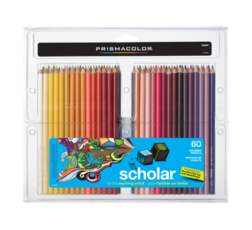 Scholar crayons de couleur, 60 unités