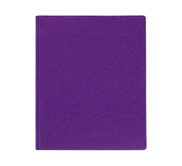 Couverture de rapport à 3 attaches, 1 unité, mauve