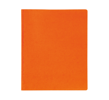 Couverture de rapport à 3 attaches, 1 unité, orange