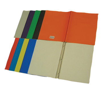 Couverture de rapport à 3 attaches, 1 unité, rouge