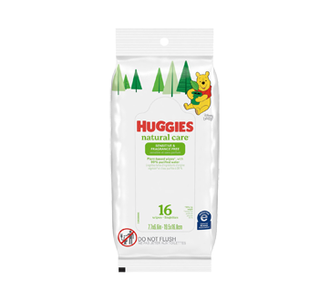 Natural Care lingettes pour bébés, 16 unités