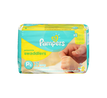 Image 4 du produit Pampers - Couches Swaddlers, 27 unités, taille p, format jumbo