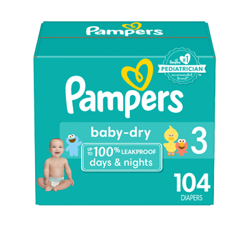 Baby-Dry couches taille 3, 104 unités