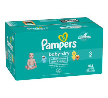 Image 3 du produit Pampers - Baby-Dry couches taille 3, 104 unités