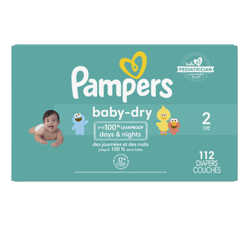 Mini-couches Pampers Baby-Dry taille 2