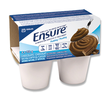Image 1 du produit Ensure - Poudings préparation diététique spécialisée, 4 x 113 g, chocolat