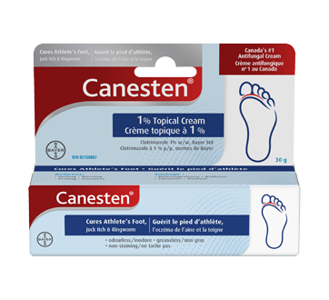Canesten 1 Creme Topique En Tube 30 G Canesten Antifongique Pied D Athlete Jean Coutu