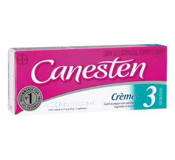 Image du produit Canesten - Canesten 3 traitements tube crème vaginale à 2 %, 25 g