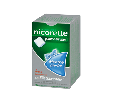 Image 1 du produit Nicorette - Nicorette gomme, 105 unités, 4 mg, menthe givrée