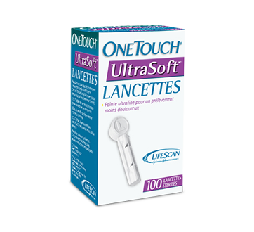 Image du produit OneTouch - Lancettes OneTouch UltraSoft, 100 unités