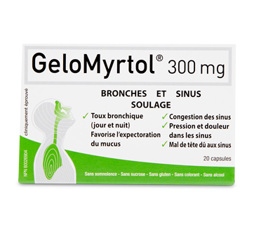 Image du produit GeloMyrtol - GeloMyrtol 300 mg, 20 unités