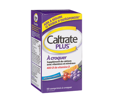 Image du produit Caltrate - Caltrate plus croquable, 50 unités
